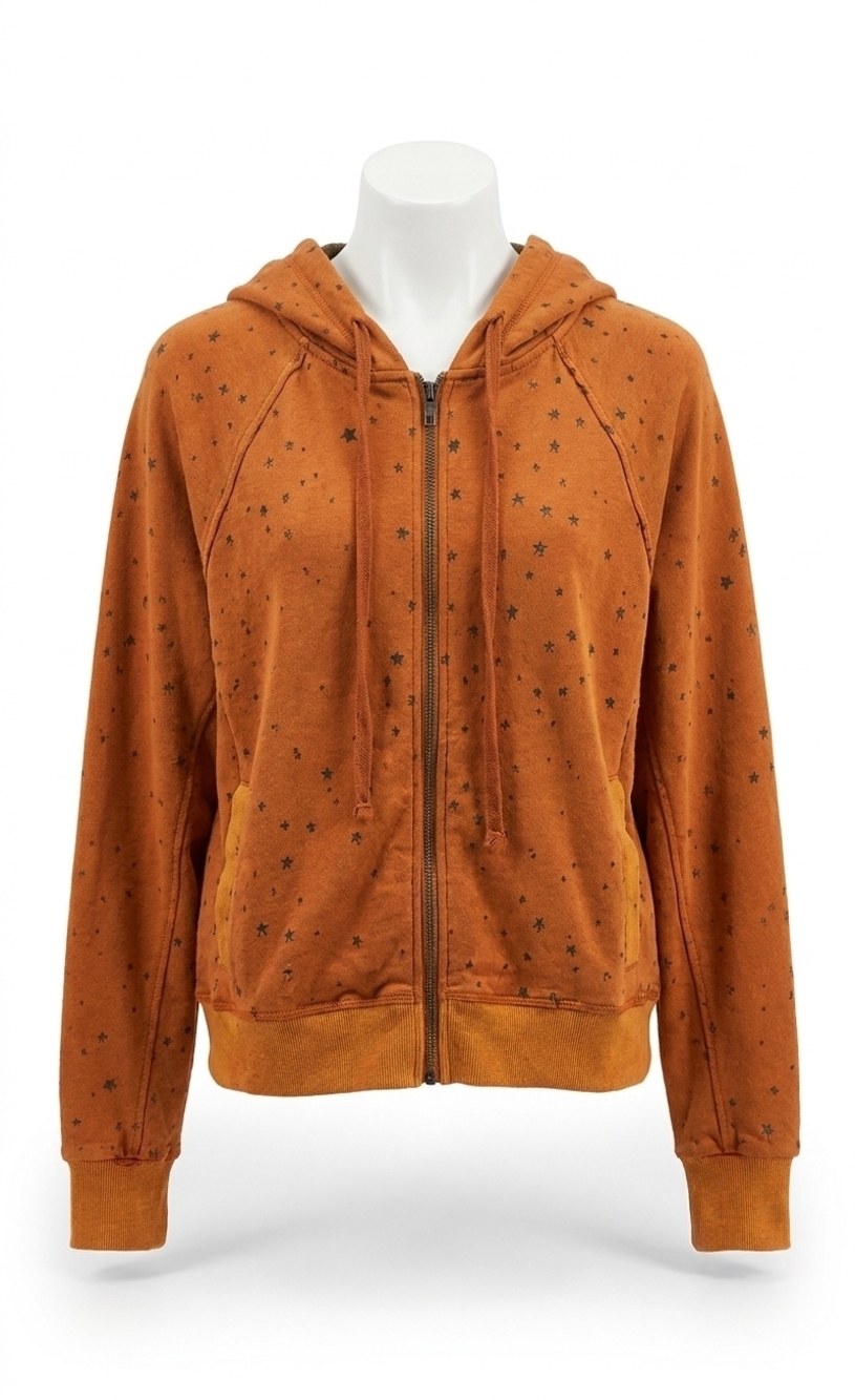 NEW MYSTREE women's hooded jacket in rust